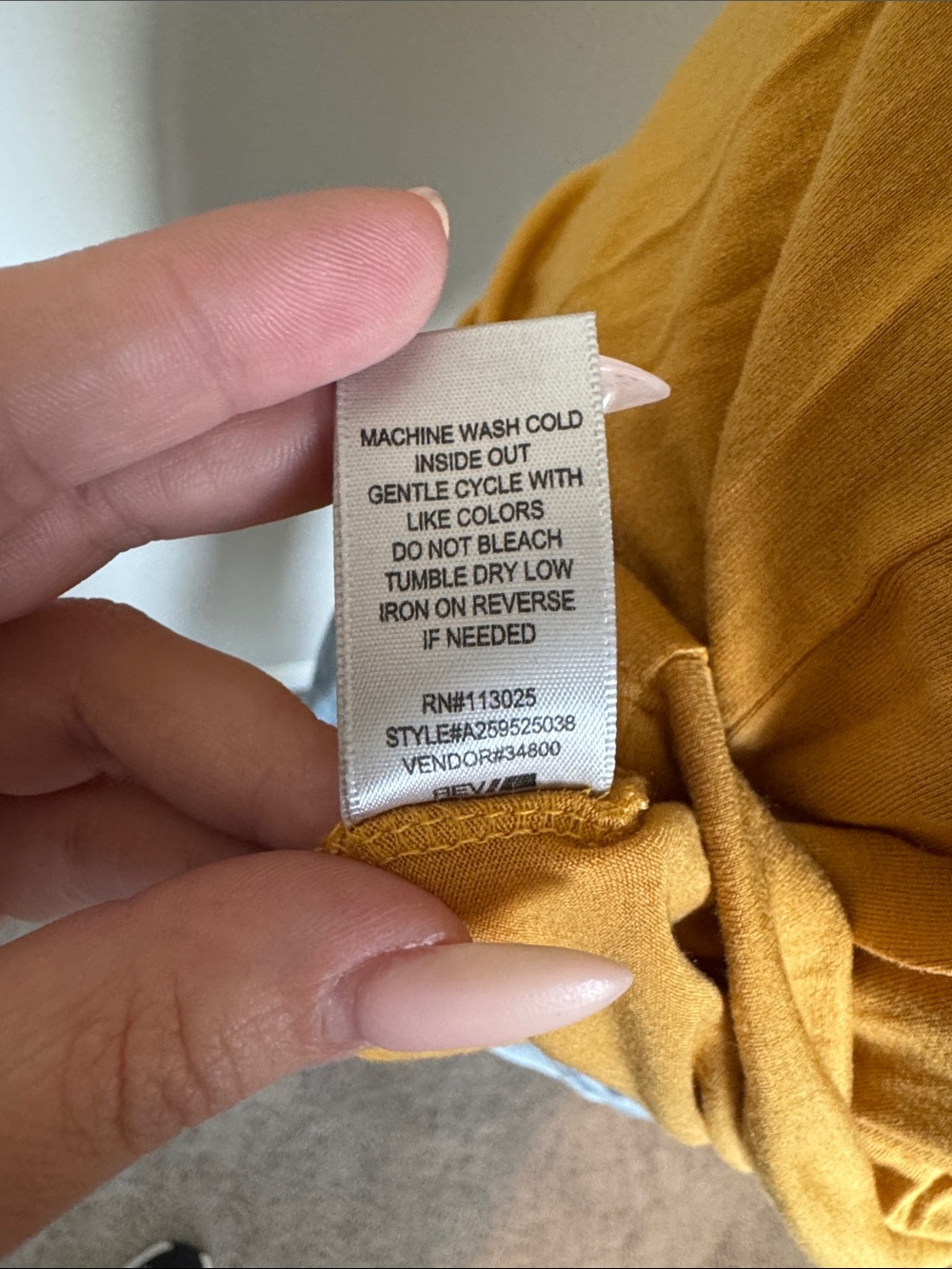Twine & Stark from Buckle- Mustard Yellow Tee - Soft Knit - Picture 7 of 7